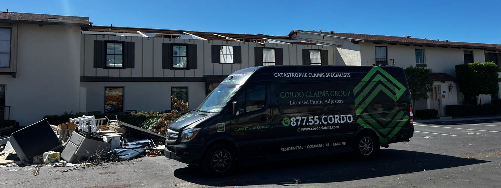 Cordo Claims project — documented property damage